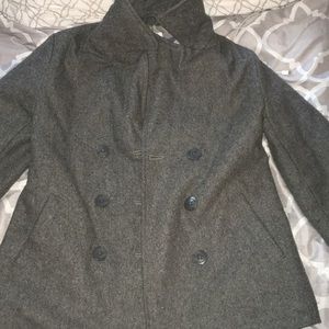 Pea coat from old navy grey